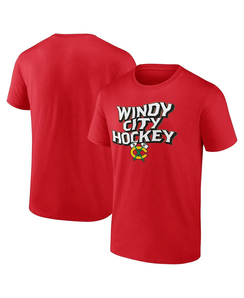 Fanatics Men's Chicago hawks Local T-Shirt