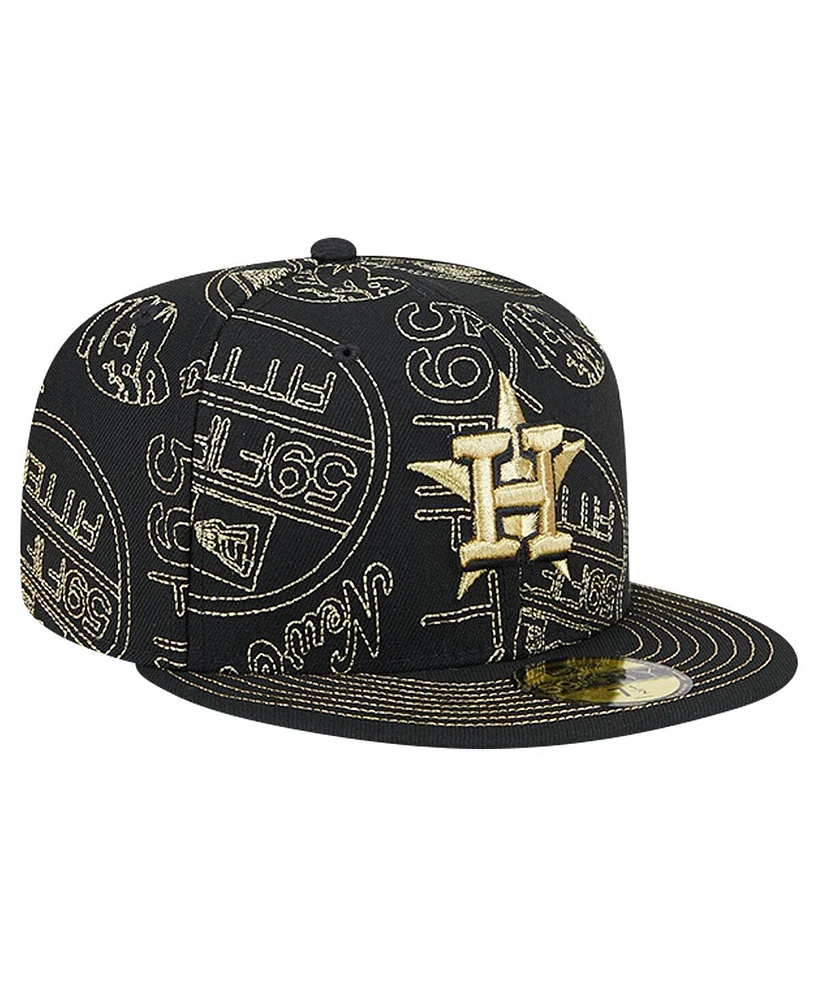 New Era Men's Houston Astros 59FIFTY Day Allover Fitted Hat