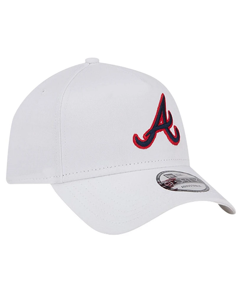 New Era Men's Atlanta Braves Tc A-Frame 9FORTY Adjustable Hat