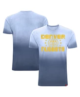 Sportiqe Men's and Women's Denver Nuggets Bingham Sun-Fade T-Shirt