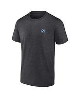 Fanatics Men's Heather Charcoal Tampa Bay Lightning Backbone T-Shirt