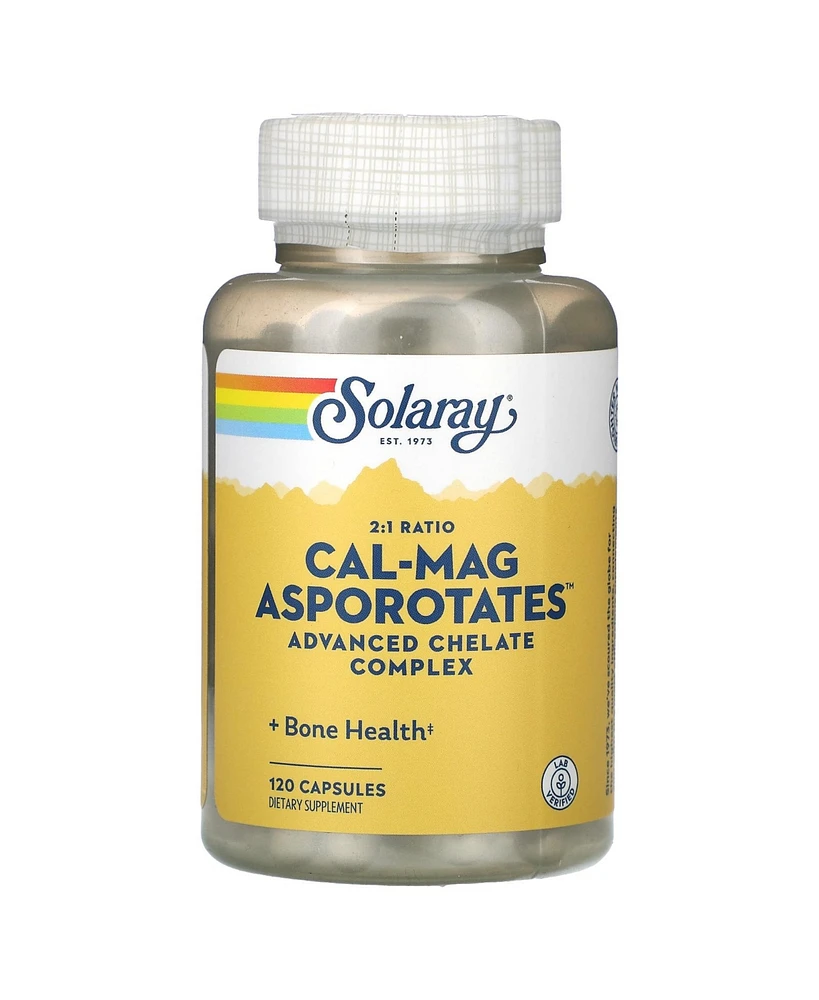 Solaray 2:1 Ratio Cal-Mag Asporotates Advanced Chelate Complex