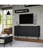 Amber & Emily Fluted Sideboard Buffet Cabinet