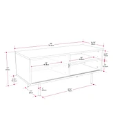Amber & Emily Tv Stand with Glass Doors for TVs up to 55"