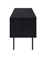 Amber & Emily Tv Stand with Fluted Doors for TVs up to 75"