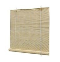 vidaXL Roller Blind Bamboo 31.5"x86.6" Natural