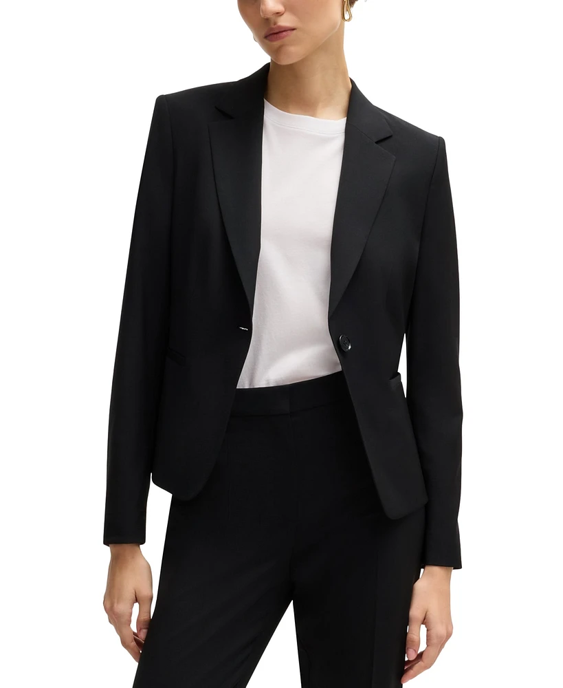 Boss by Hugo Women's Regular-Fit Button-Up Jacket