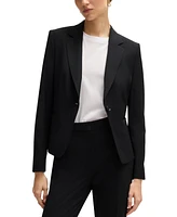 Boss by Hugo Women's Regular-Fit Button-Up Jacket