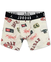 Jordan Men's 2-Pack Mj Essentials Poly Dri-fit Printed Boxer Briefs