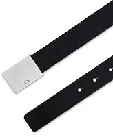 Calvin Klein Men's Logo Plaque Belt