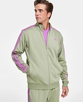 adidas Men's Essentials Warm-Up 3-Stripes Track Jacket