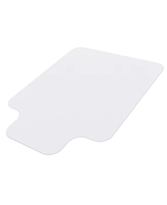 Yescom 48" x 36" Clear Pvc Floor Mat Protector w/ Lip for Hard Wood Floors Home Office Desk Chair