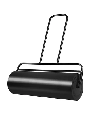 Inolait 24 x 13 Inch Tow Lawn Roller Water Filled Metal Push Roller