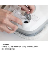 Iris Usa Rechargeable Cordless Electric Vibrating Mop with Water Spray with Four Reusable Cleaning Pads