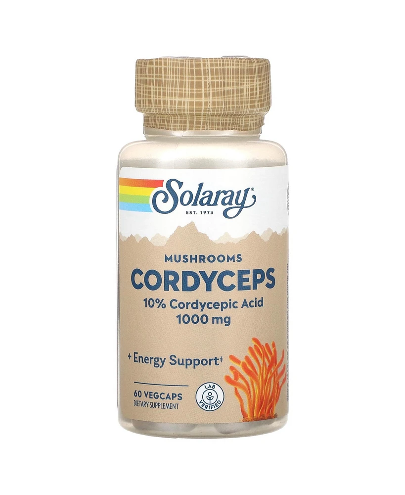 Solaray Mushrooms Cordyceps 1 000 mg