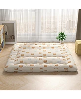Slickblue Foldable Futon Mattress with Washable Cover and Carry Bag for Camping