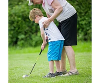 Slickblue Junior Complete Golf Club Set Right Hand with Rain Hood for Kids