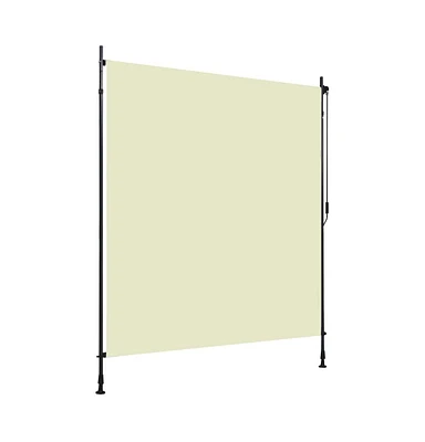 vidaXL Outdoor Roller Blind 78.7"x106.3" Cream