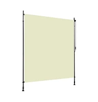 vidaXL Outdoor Roller Blind 78.7"x106.3" Cream