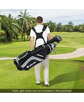 Slickblue Lightweight Golf Stand Bag with 14 Way Top Dividers and 6 Pockets