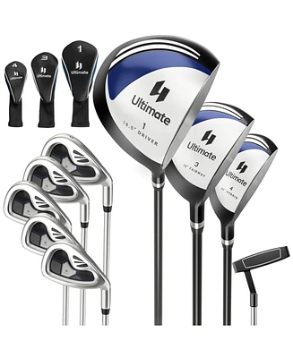 Slickblue Men's 9 Pieces Complete Golf Club Set