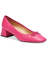 Coach Women's Ava Ballet Block-Heel Pumps