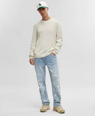 Mode of One Men's Long-Sleeve Relaxed Crewneck Sweater, Created for Macy's