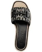 Dkny Women's Fiona Hardware Espadrille Platform Sandals