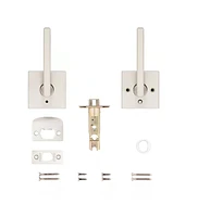 Kwikset Halifax Passage Hall/Closet Door Lever in Satin Nickel