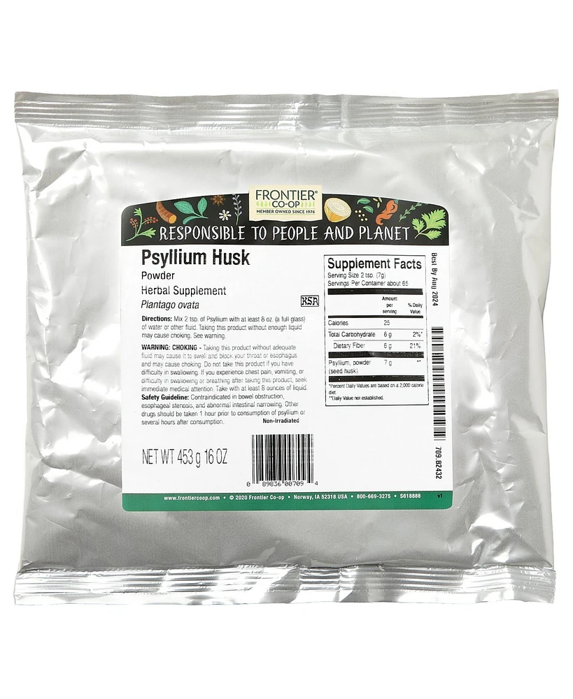 Frontier Co-op Psyllium Husk Powder