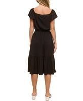 John Paul Richard Women's Solid Matte Jersey Dress