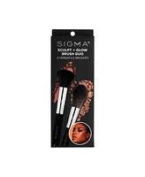 Sigma Beauty Sculpt + Glow Makeup Brush Duo