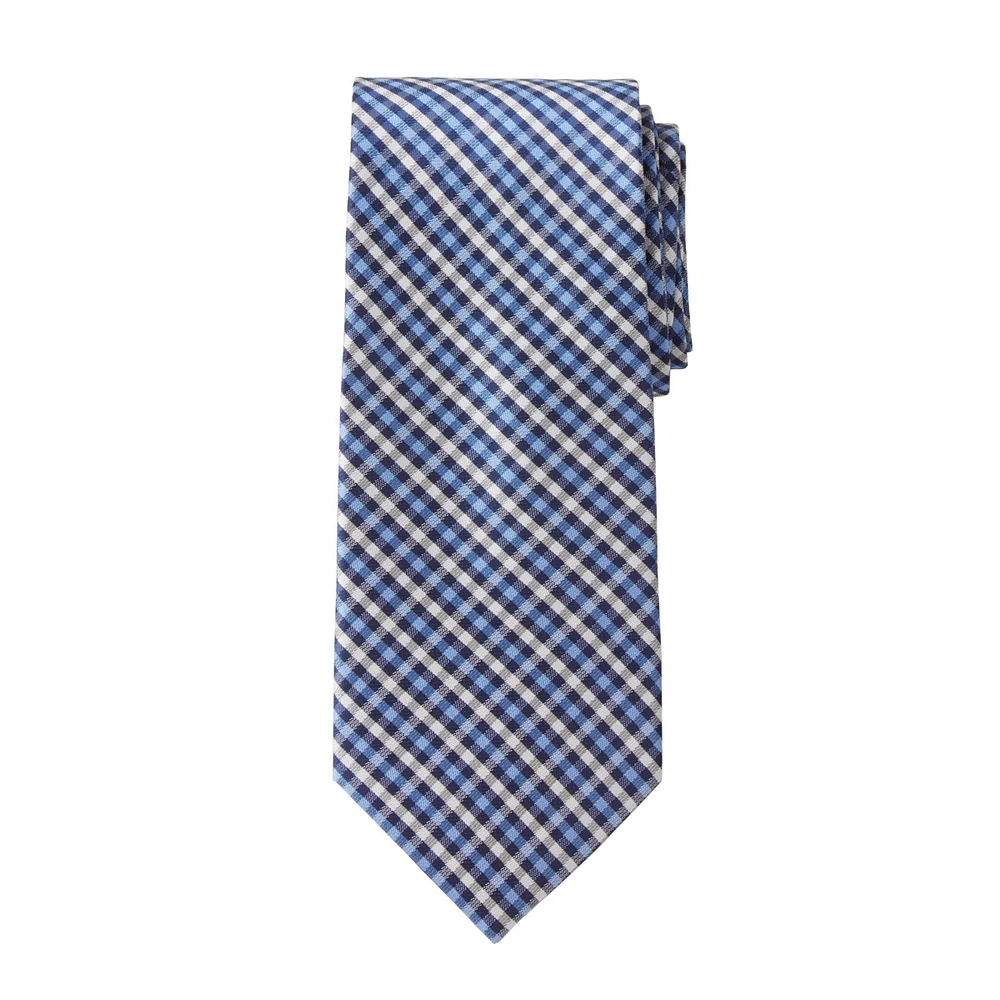 KingSize Big & Tall Extra Long Check Tie