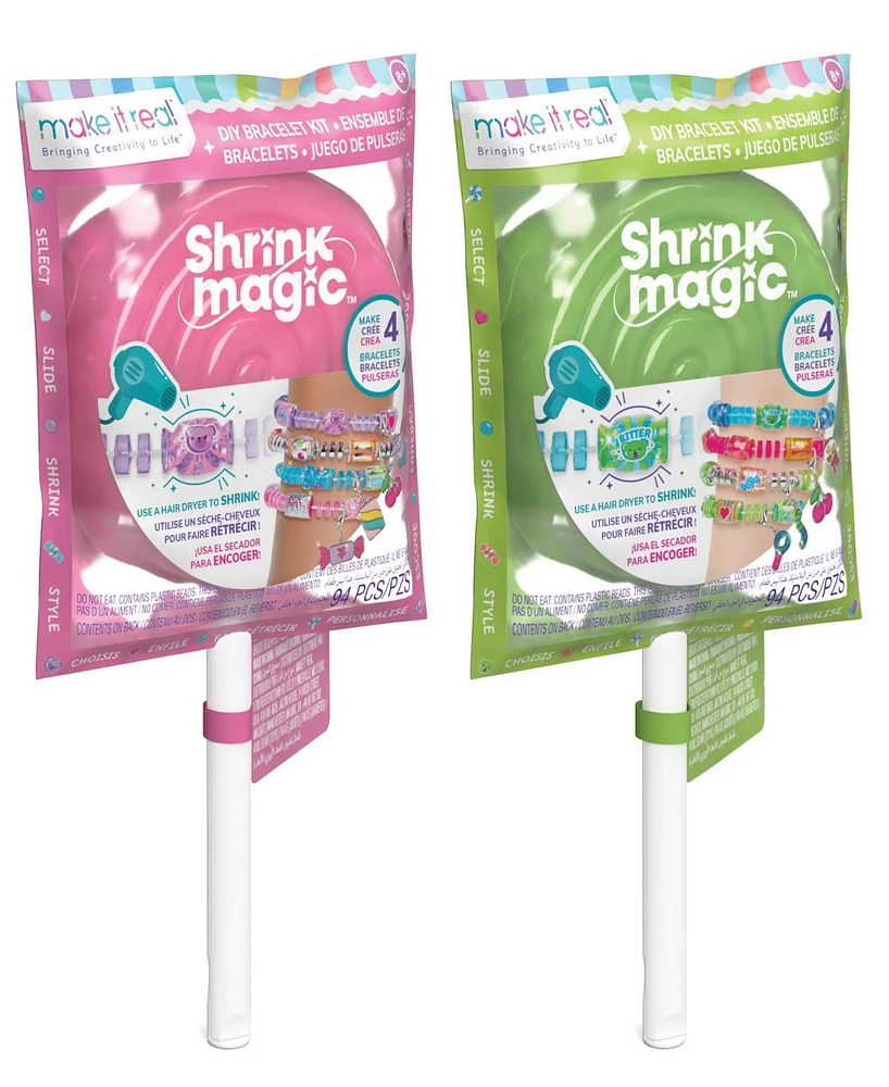 Make It Real Shrink Magic Sweet Sour Lollipop Bracelet Kits