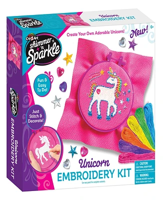 Cra-z-Art Shimmer N' Sparkle Unicorn Embroidery Kit