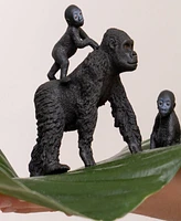 Schleich Wild Life Gorilla Family Jungle Playset