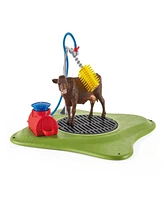 Schleich Farm World Happy Cow Wash Playset