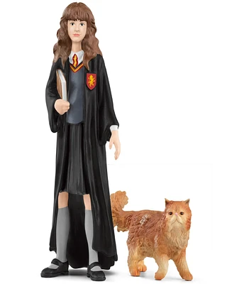 Schleich Wizarding World of Harry Potter 2-Piece Set: Hermoine Crookshanks Figurines