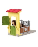 Schleich Farm World Pony Box With Iceland Pony Stallion Playset