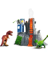 Schleich Dinosaurs Volcano Expedition Base Camp Playset