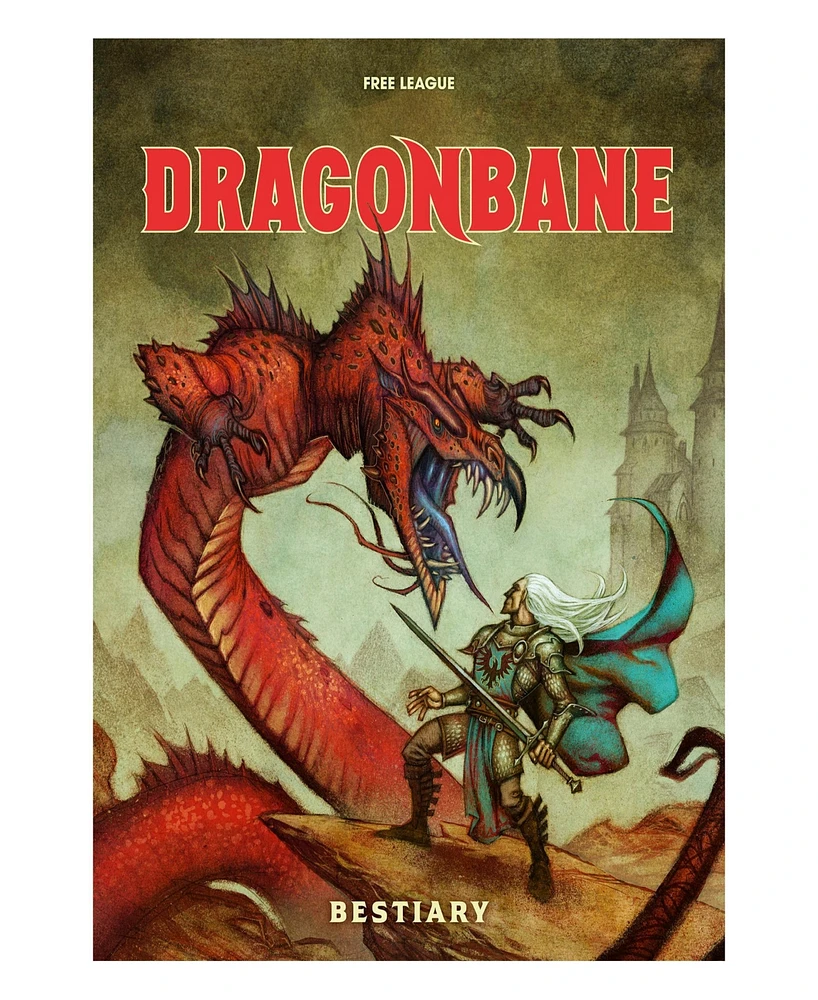 Free League Publishing Dragonbane Bestiary Rpg Supplement Book