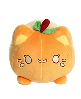 Aurora Small Pumpkin Meowchi Tasty Peach Spooky Plush Toy Orange 7"