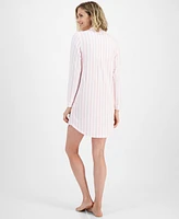 Charter Club Women's Notched-Collar Sleepshirt, Created for Macy's