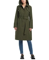 Kate Spade New York Women's Hooded Bibbed Raincoat