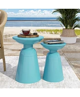 Modern Iron Outdoor Side Table Durable, Stylish, Versatile