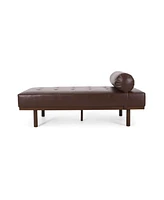 Streamdale Furniture Mid-Century Modern Chaise Lounge with Detachable Pillow