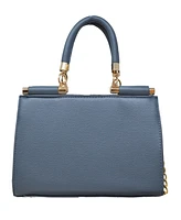 Bebe Alex Quilted Satchel Bag with Card Holder