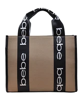 Bebe Hana Canvas Small Satchel Bag