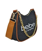 Bebe Rian Denim Crossbody with Coin Purse