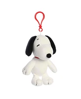 Aurora Mini Snoopy Keychain Peanuts Timeless Plush Toy White 4.5"